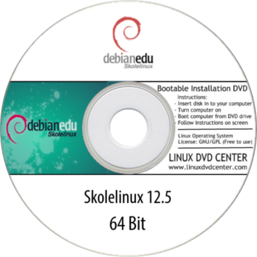 Debian Edu/Skolelinux 12.5 (32/64Bit)